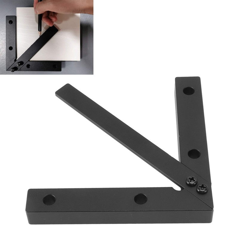 Right Angle Line Gauge Aluminum Alloy 90 Degree Woodworking Center