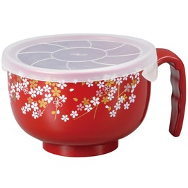 Kano 74557 Easy Soup Bowl with Lid, 12.8 fl oz (380 ml), Vermilion