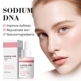PDRN Pink Peptide Serum 30 ml - Face Serum with Salmon DNA - Hydrating & Moisturising Korean Skincare for Men and Women Brightening Serum