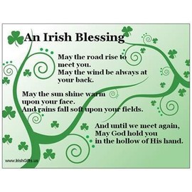 Irish Blessing Refrigerator Magnet