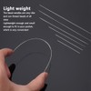 50 Agujas para Abalorios de Ojos Grandes, Agujas de Bordado