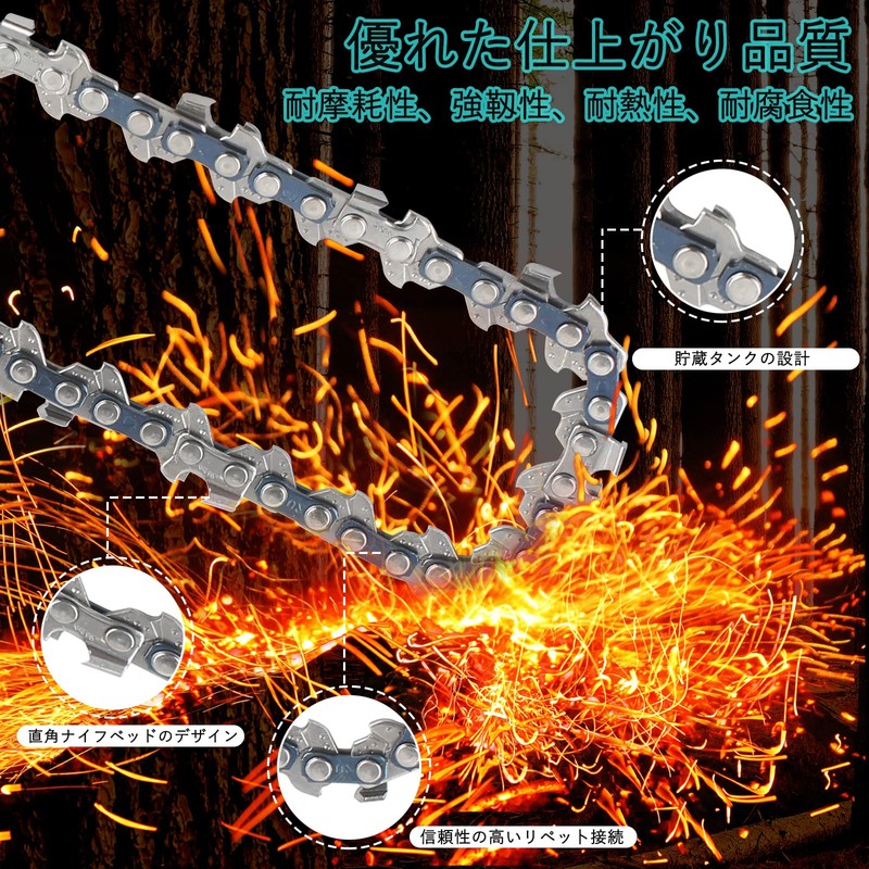 5 Pcs Chain Saw Replacement Blade 6 Inch Mini Chain