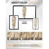 WIGER Ombre Blonde Ponytail Extension 26 Inch Drawstring Ponytail Extension
