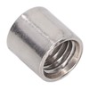 50Pcs Coupling Nut Round 304 Stainless Steel Rod Connector Nut