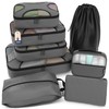 Shacke 8 Set Packing Cubes for Travel Lightweight Luggage Organizer