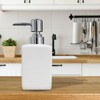 Ceramic Soap Dispensers, 320ML Square Classical Soap & Lotion Pump