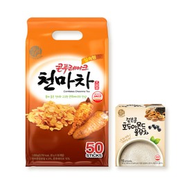 우리차 콘푸레이크 천마차 50T+검은콩 호두 아몬드 율무차 15T Our Tea Corn Flake Cheonma Tea 50T + Black Bean Walnut Almond Yulmu Tea 15T