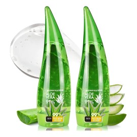 2pcs Gel Aloe Vera Anti-manchas Anti-acne Vitamina E Hidrata Normal
