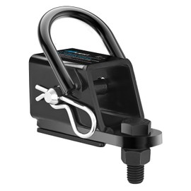 Nilight 2 Inch Rear Trailer Hitch Receiver Kit for ATV UTV Rear Bumper Tow Hook Black Hitch Cover Kit