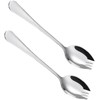 2PCS Stainless Steel Sporks – for Camping, Travel, Lunchboxes –