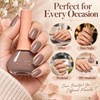 12ML Taupe Nude Nail Polish, Air Dry, No UV Lamp,