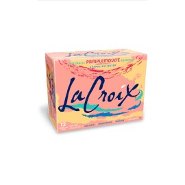 LaCroix 12-Pack Sparkling Water - 100% Refreshment with Zero Calories & Sweeteners-12o - Grapefruit