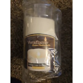 Veraflame Premium Flameless Candle  Glass Unscented 3.5”x6” Radiance(d1)