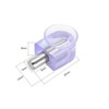 uxcell Shelf Support Pegs Glass Clamp Bracket Zinc Alloy Nail