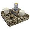 Couch and Bed Cup Holder Pillow, Sofa Refreshment Tray for