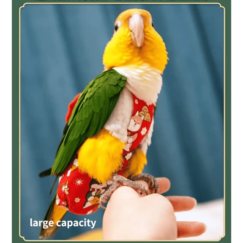 Bird Flight Suits Diapers, Parrot Flight Suits Diapers for Monk