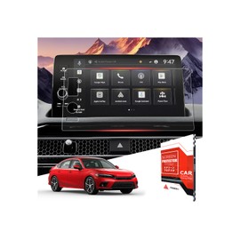 ASZSK For Glossy Tempered Glass 2022 2023 2024 2025 2026 Honda Civic 9 Inch Touchscreen Screen Protector - Civic (Touring/Sport Touring/Type R) Accessories