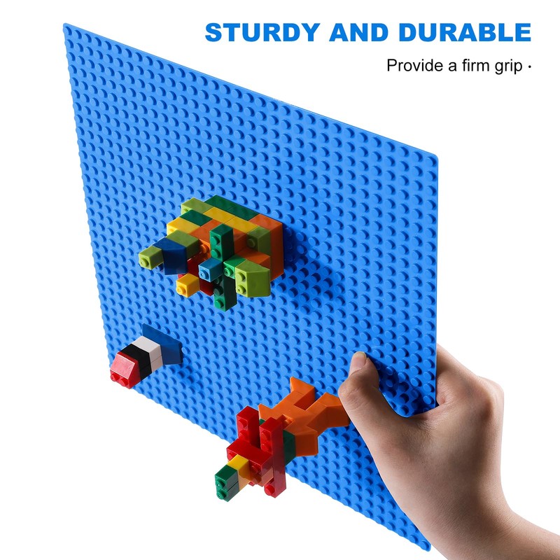 Pokiiulk Classic Baseplates Building Plates, 2 Pack 10" x 10"