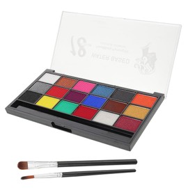 OHPHCALL Face Painting Watercolor 18 Color Kit Versatile Water-activated Face Paints Safe for All Ages Easy Cleanup Party Supplies