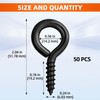 #14 x 2 (2 Inch) Screw Eyes, Screw in Eye
