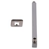 NPT1/2 Wall Mounted Shower Arm Brushed Concealed Stainless Steel Shower
