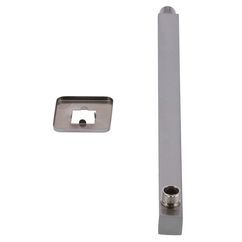 NPT1/2 Wall Mounted Shower Arm Brushed Concealed Stainless Steel Shower