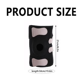 XFSRG Kniebandage Sport für Männer Verstellbare und Atmungsaktive Knieschoner für Laufen Fitness und Ballspiele(Dark Grey)