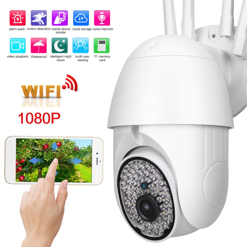 Wireless Security Camera Outdoor Network 2.4G WIFI Waterproof Dome Panoramic