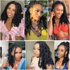 Purple Passion Twist Hair 24 Inch 5 Packs Water Wave