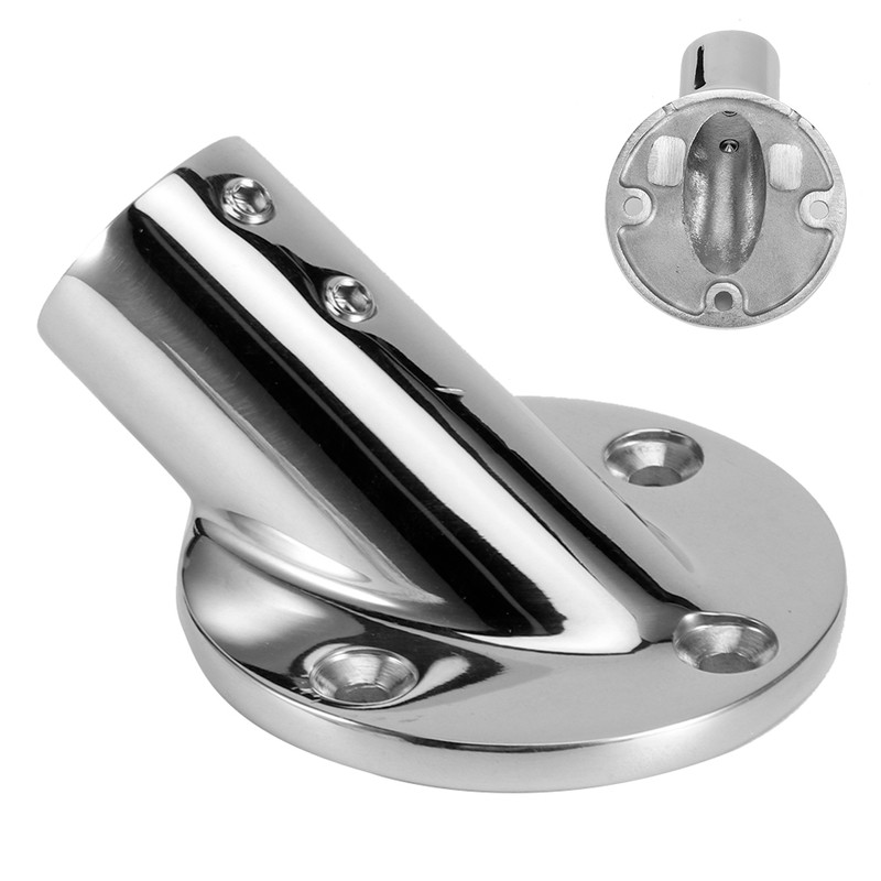 30 Degree Round Tube Base Hand Rail Railing Fitting 316