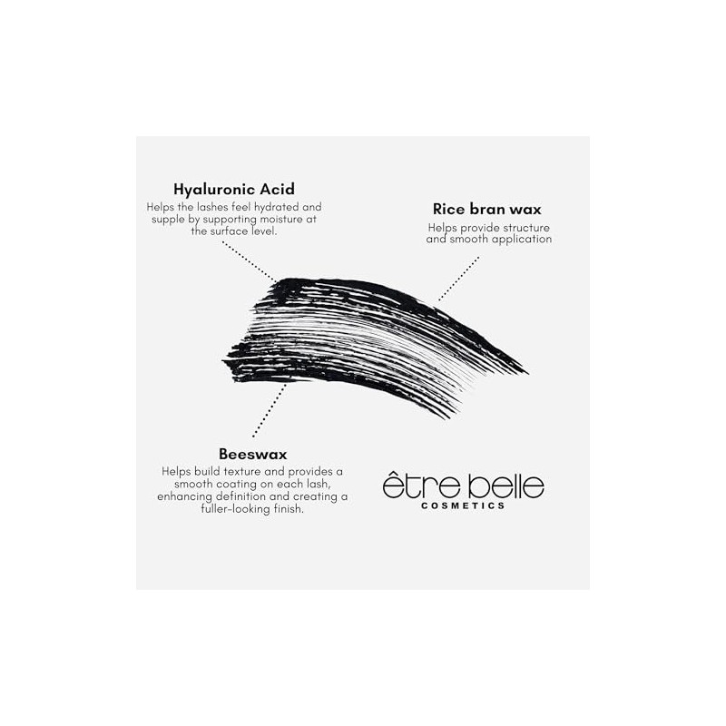 Etre Belle Lash-Xpress and Hyaluronic Mascara, Black 8.5 ml by