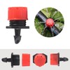 AEDIKO 100pcs Drip Irrigation Fittings 360 Degree Adjustable Irrigation Drippers