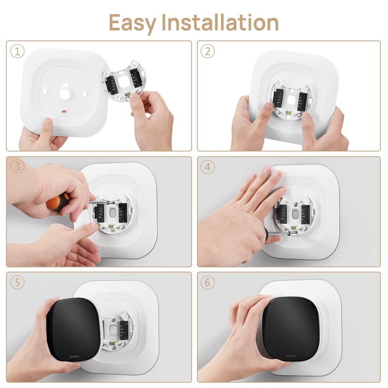 CaseBot Wall Plate for 2022 Ecobee Smart Thermostat Premium &