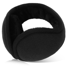 Yolev Ear Warmers Winter Women's Adjustable Ear Muffs Foldable Earmuffs Bicycle Black Foldable Ear Warmers Women Warm Ear Warmers Men Winter Earmuffs, black