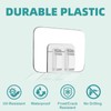 Lekatod 200Pcs Plastic Hooks for Outdoor String Lights Command Cable