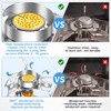 3900W Portable Windproof Camping Stove Gas Cooking Burner, Lightweight Propane