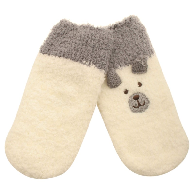 Atino Baby 2 Pack Fun Animal Socks with Grippers Bee