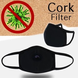 바로누리 입냄새제거 코르크 면마스크 국산 4중필터 Baronuri Bad Breath Removing Cork Cotton Mask Made in Korea 4-Layer Filter