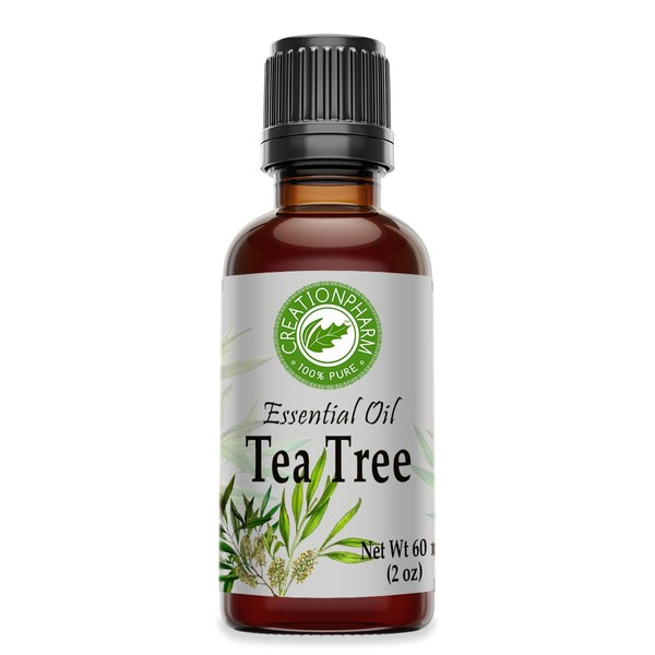 Tea Tree Essential Oil 2 OZ- Tea Tree Oil - Aceite esencial de árbol de té for Aromatherapy Wellness Diffuser Natural Healthy Lifestyle