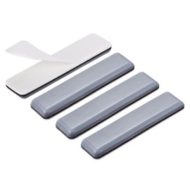 METALLIXITY PTFE Furniture Slider Gliders (70x19mm) 4Pcs, Rectangle Self-Adhesive Floor Protector Pads - for Furniture Carpets