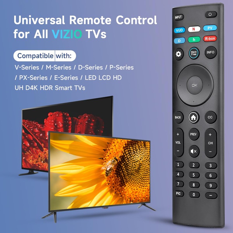 Universal Remote Control for VIZIO Smart TV Remote XRT140 -