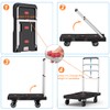 Platform Truck Foldable Push Cart Dolly 330lb Weight Capacity, Adjustable