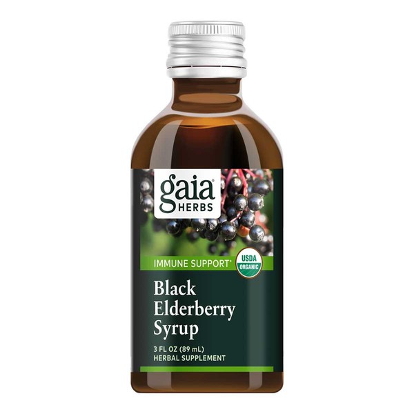 Gaia Herbs Black Elderberry Syrup - 89ml