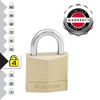 Master Lock 130T Solid Brass Body Keyed Alike Padlocks, 30