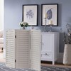 SOFE Wood Short Room Divider 3 Panel, 2.6 Ft Tall