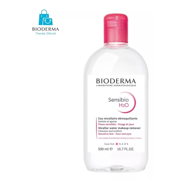 Bioderma Sensibio H2o, Agua Micelar Dermatológica, 500 Ml