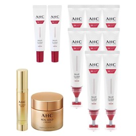 [Latest Award] AHC Eye Cream Season 14 Full Lift T Gua Sha Lifting 40ml 8pcs + 12ml 2pcs + Real Gold Serum Cream / [최신상] AHC 아이크림 시즌14 풀 리프트 T괄사 리프팅 40ml 8개+12ml 2개+리얼골드세럼크림