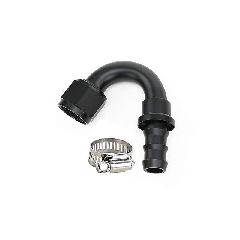 AC PERFORMANCE 150 Degree Female -10 AN to 5/8" Push
