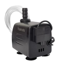 Roamoris Automatic Fountain Pump With Level Sensor,110V Small Submersible Water Pump For Pond,Aquariums,Fish Tank, Hydroponics,PM06