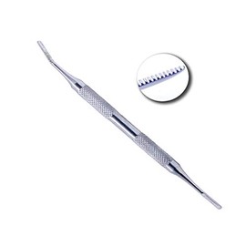 Ingrown Toenail File Double Edge Toe Nail File - Professional Grade Stainless Steel Chiropody Instruments, Podiatry Blacks File